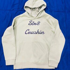 “Str8 Crushin” Graphic Hoodie – Men’s Medium